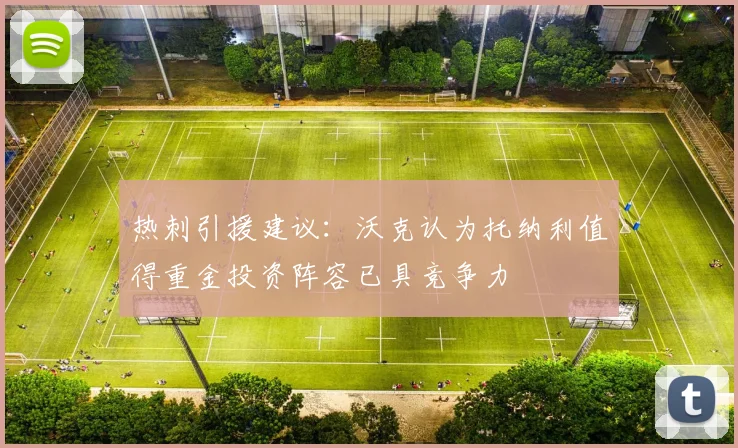 热刺引援建议：沃克认为托纳利值得重金投资阵容已具竞争力